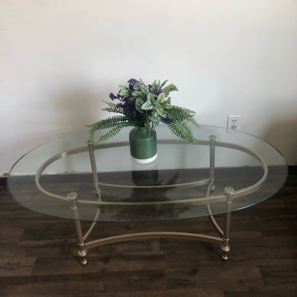 Glass Coffee Table - Picture 2 of 3